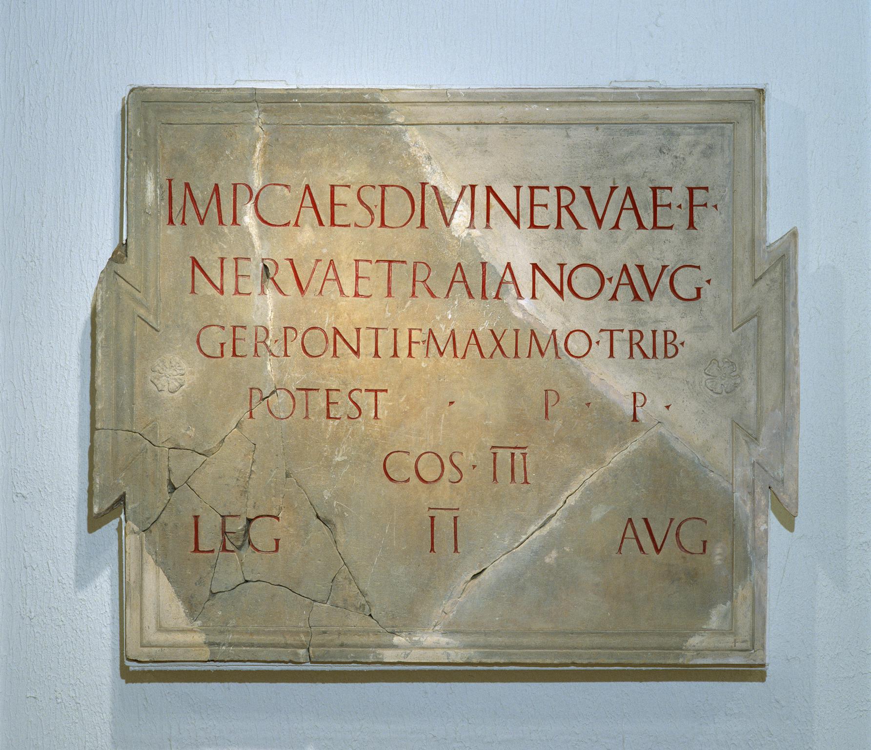 Roman stone inscription (Trajan)