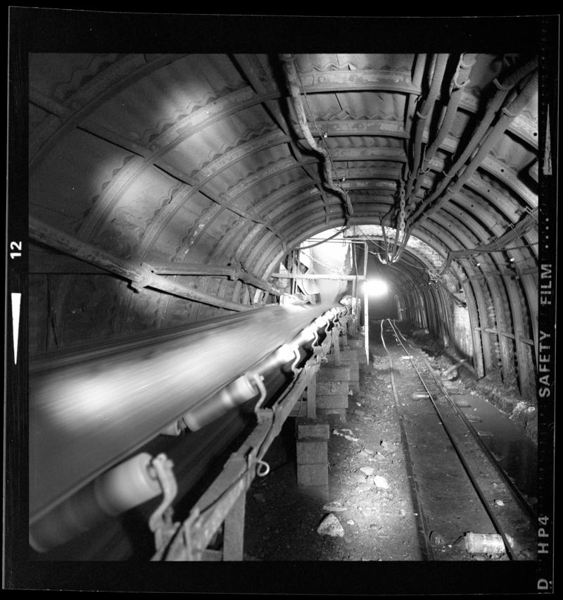 Brynlliw Colliery, film negative