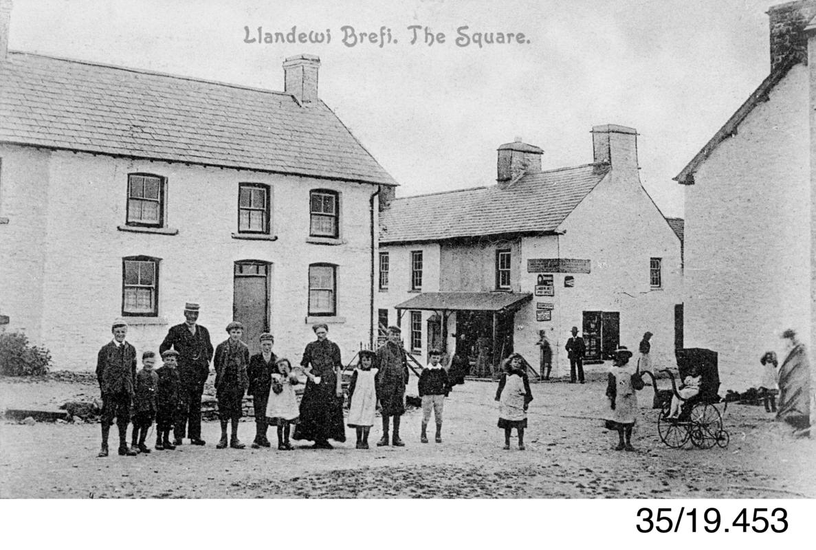 The Square, Llanddewibrefi, Cardiganshire, c. 1905