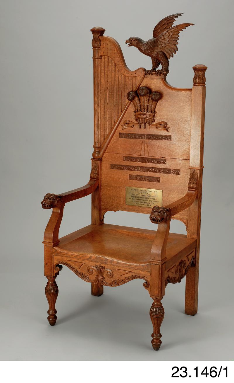 Eisteddfod chair, 1893.