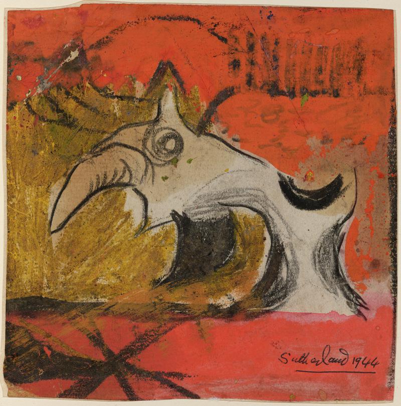 Study for a horned form