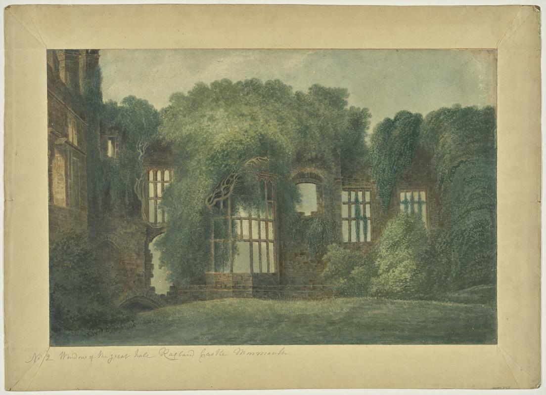 Window of Great Hall, Ragland Castle