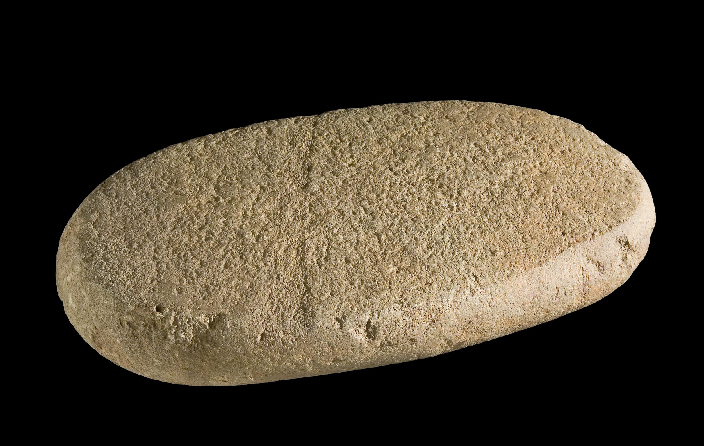 Prehistoric stone rubber