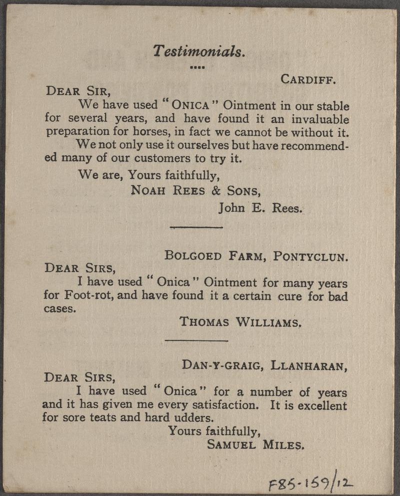 Trade leaflet