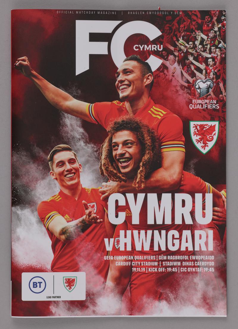 FC Cymru matchday magazine, 19 November 2019