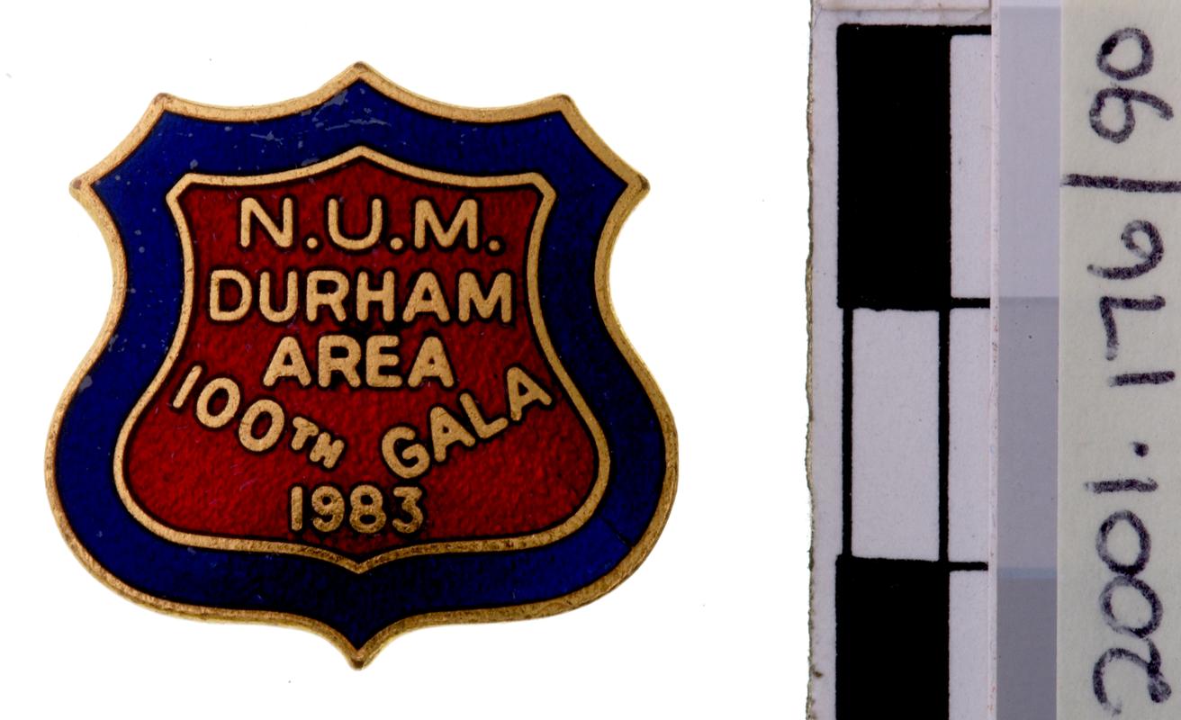 N.U.M. Durham Area badge