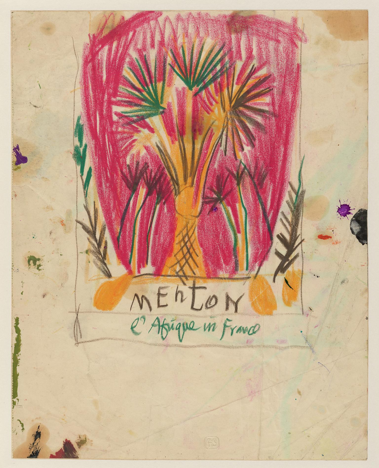 Design for Menton Biennale poster