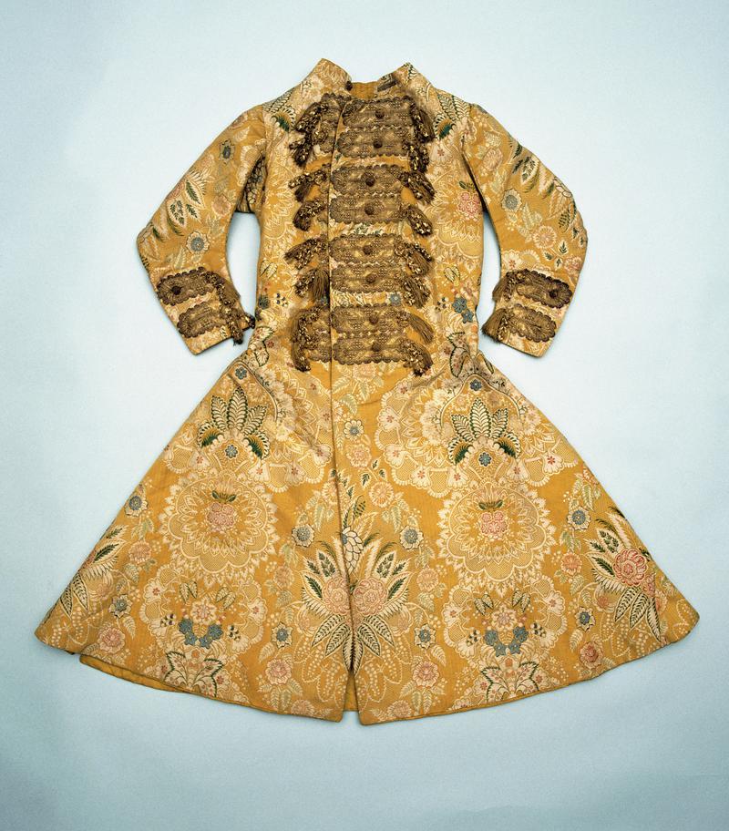 18th century man&#039;s yellow coat