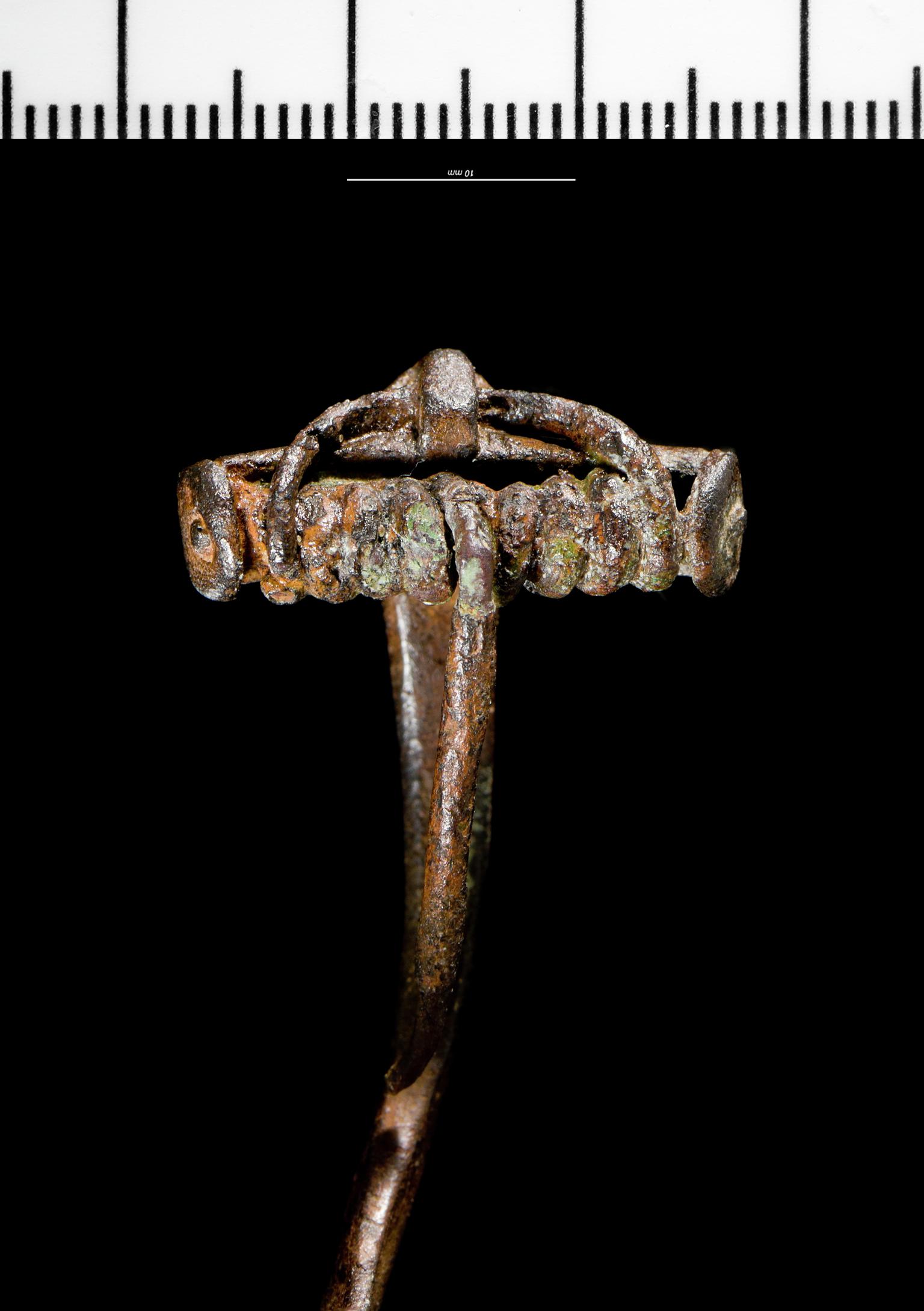 Roman copper alloy Polden Hill brooch