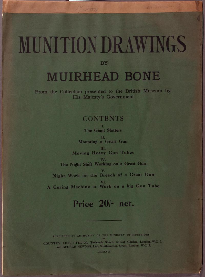 Munitions Drawings (Folder Cover)