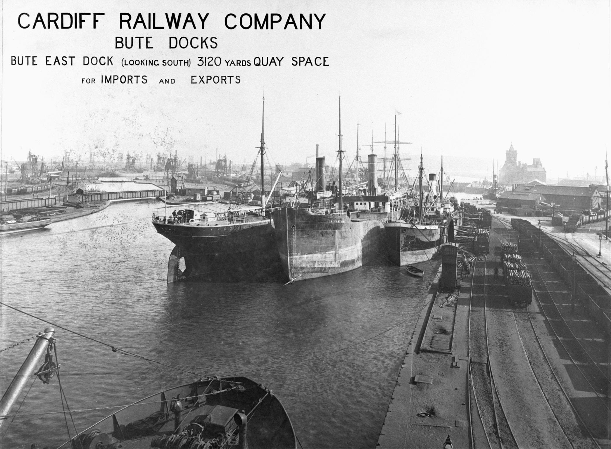 Cardiff Railway Company, Bute Docks (photo)