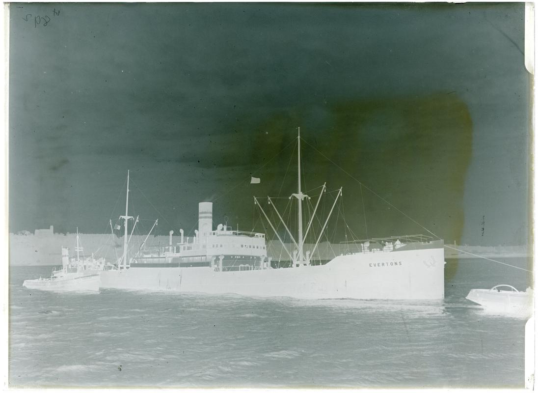 S.S. EVERTONS, glass negative