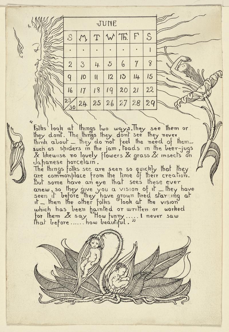 Calendar for June 1918