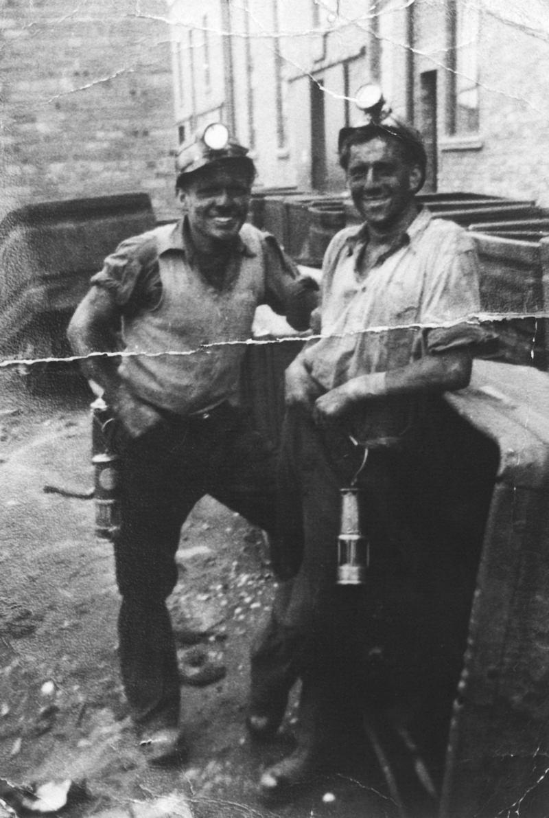 Ted McKay (left) and Tegid Jones (right) at Point of Ayr Colliery