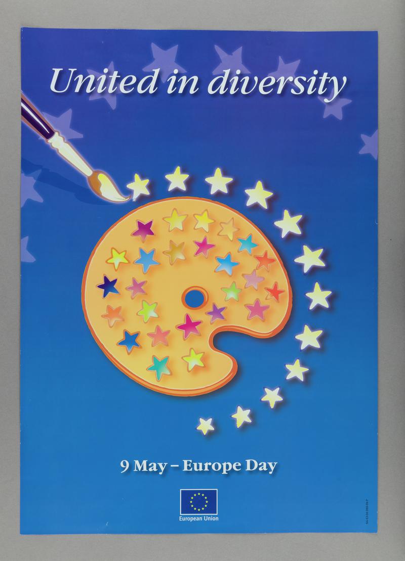 Poster advertising Europe Day, 9 May 2005.