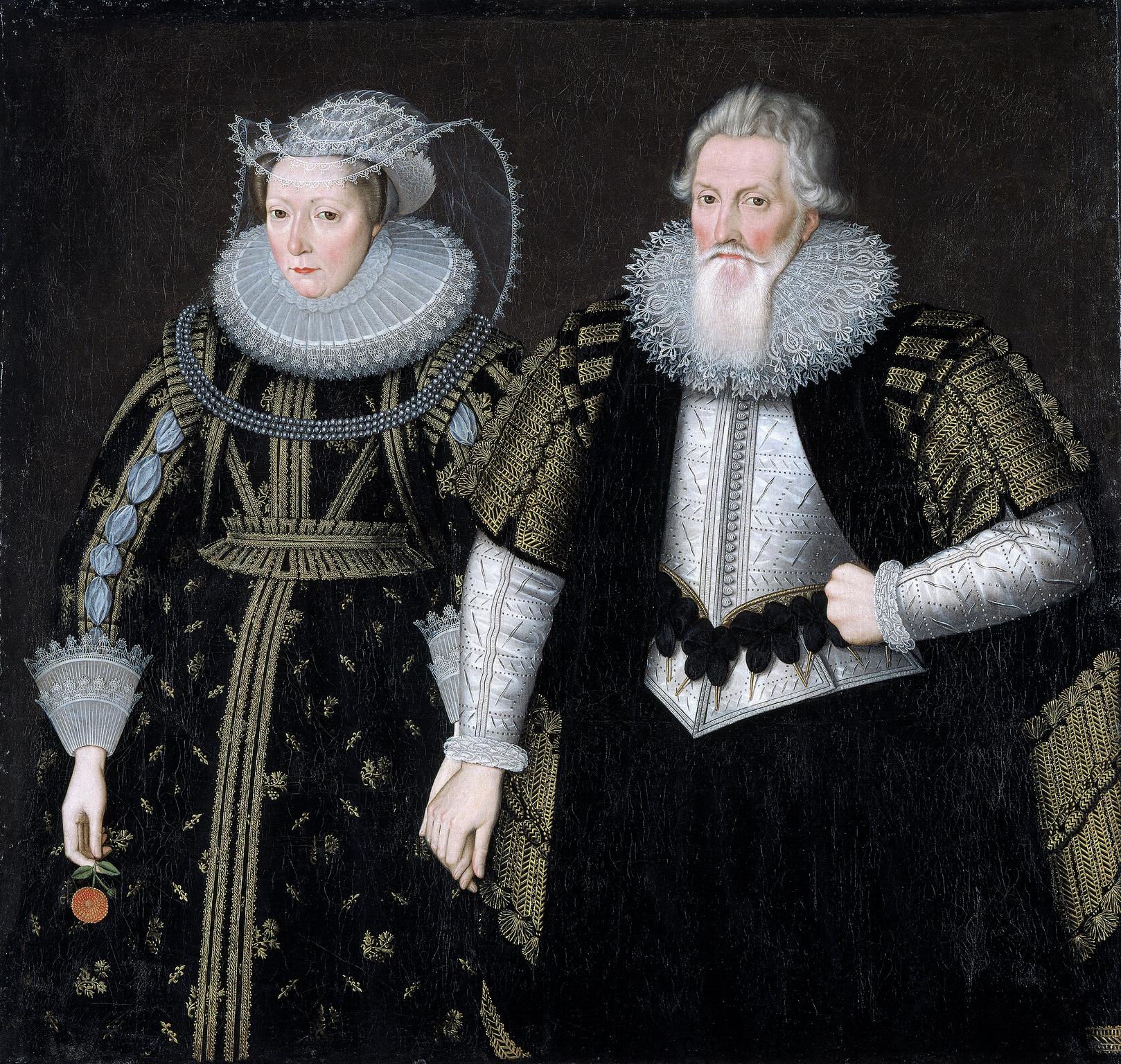 Sir Thomas Mansel (1556-1631) and his wife Jane, Lady Mansel