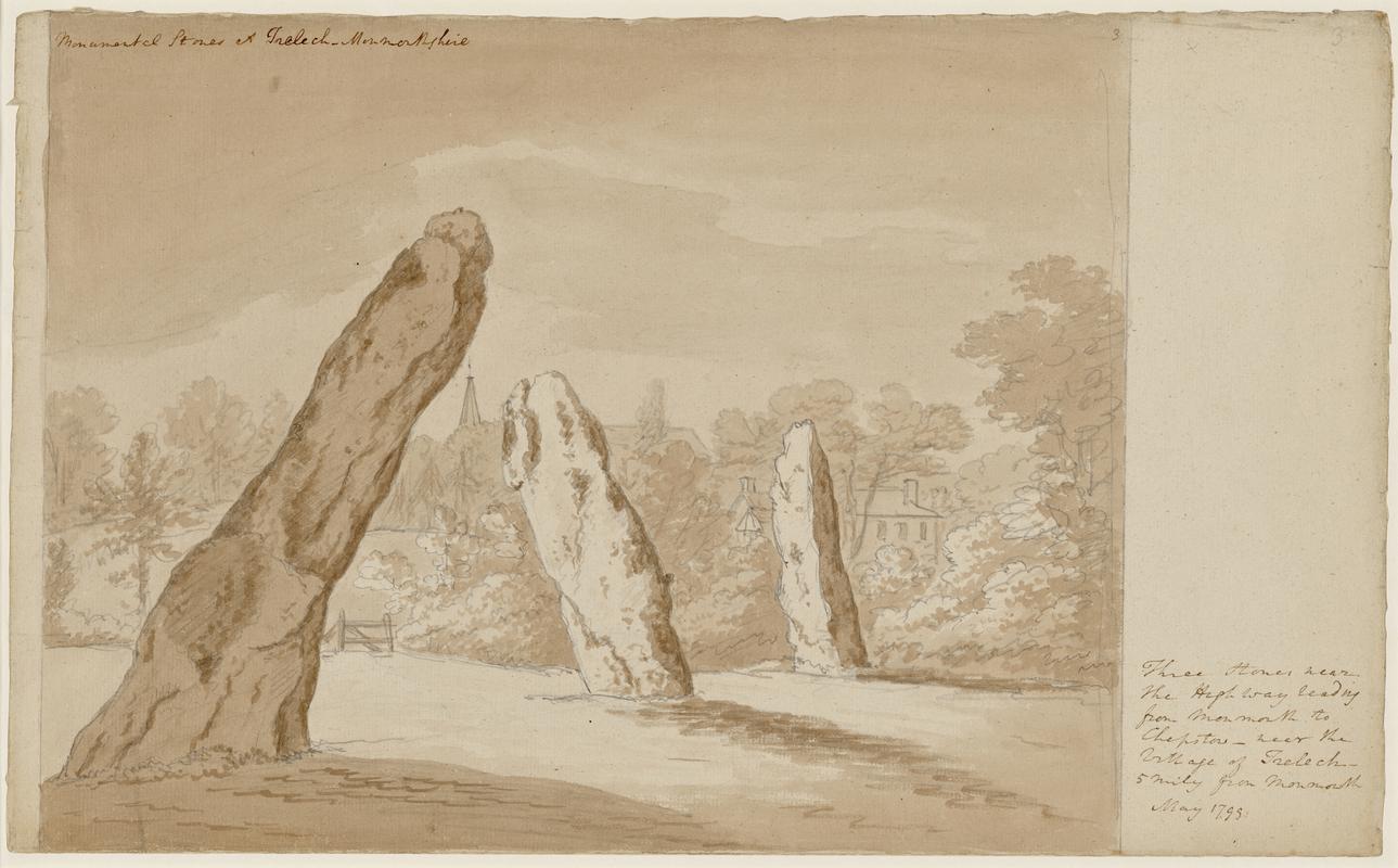 Monumental Stones at Trelech, Monmouthshire