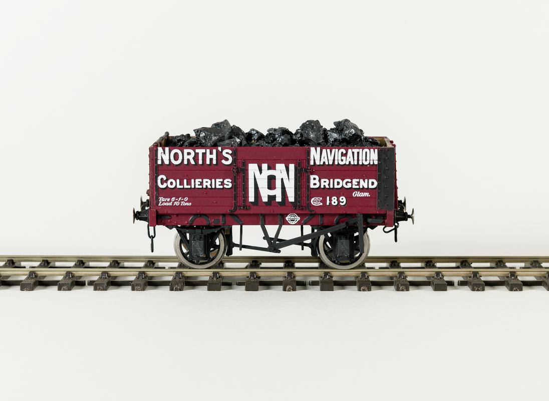 model, train truck, North&#039;s Navigation, Colloeries Bridgend, Glam, No 189
