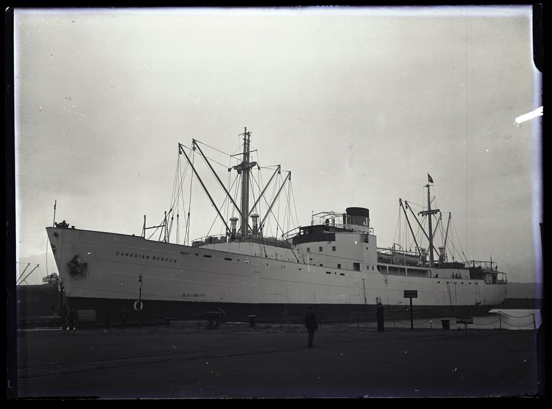 M.V. CANADIAN REEFER, glass negative