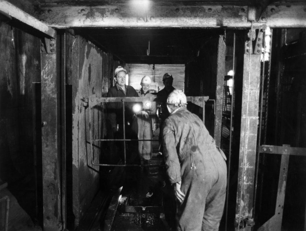 Shirley Carr (Canada) visiting a Welsh coal mine