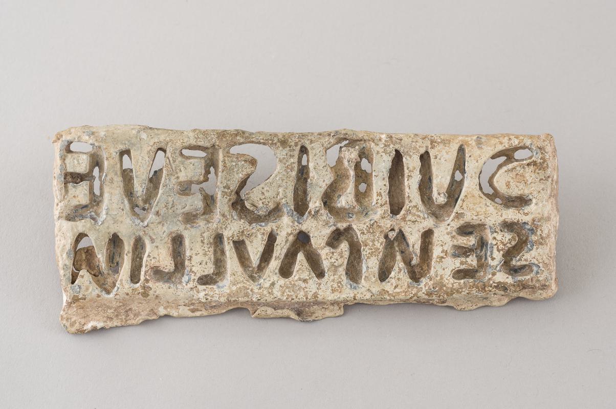 Roman lead bread stamp