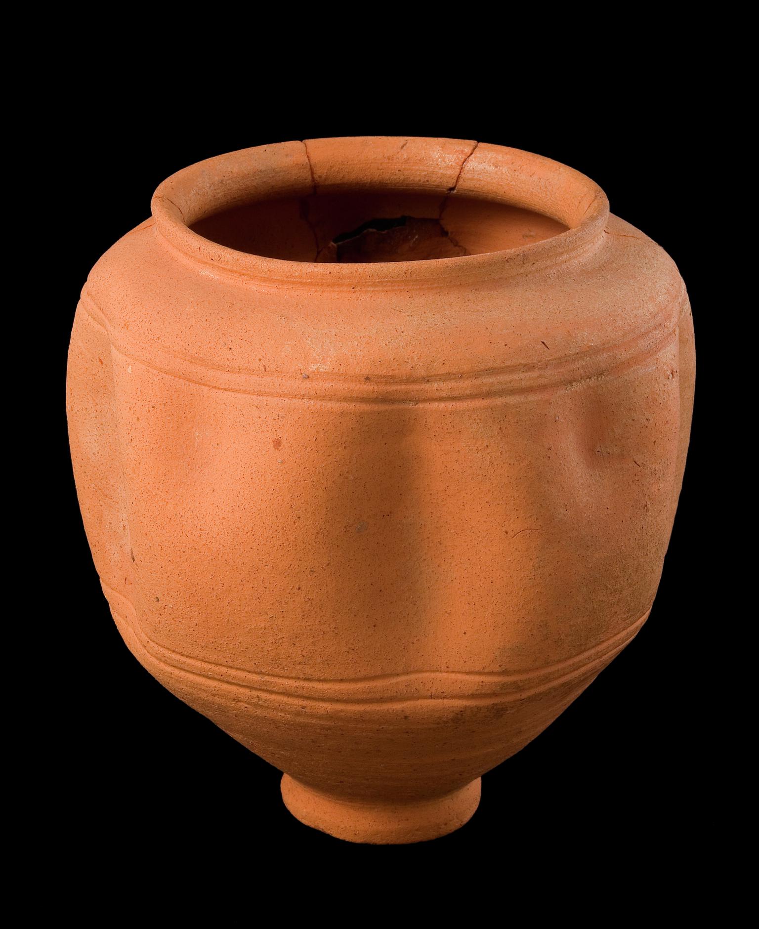 Roman pottery indented beaker