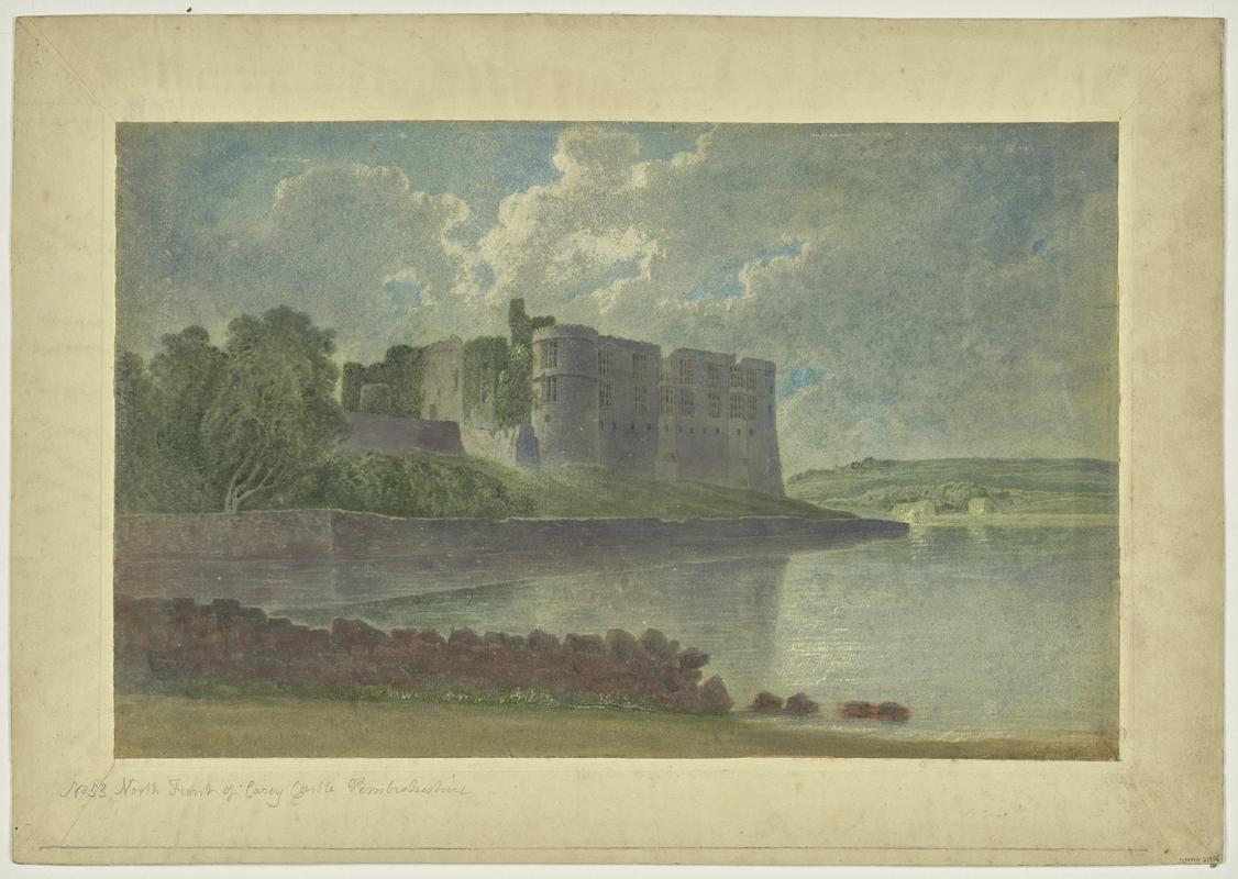 North Front of Carey Castle, Pembrokeshire