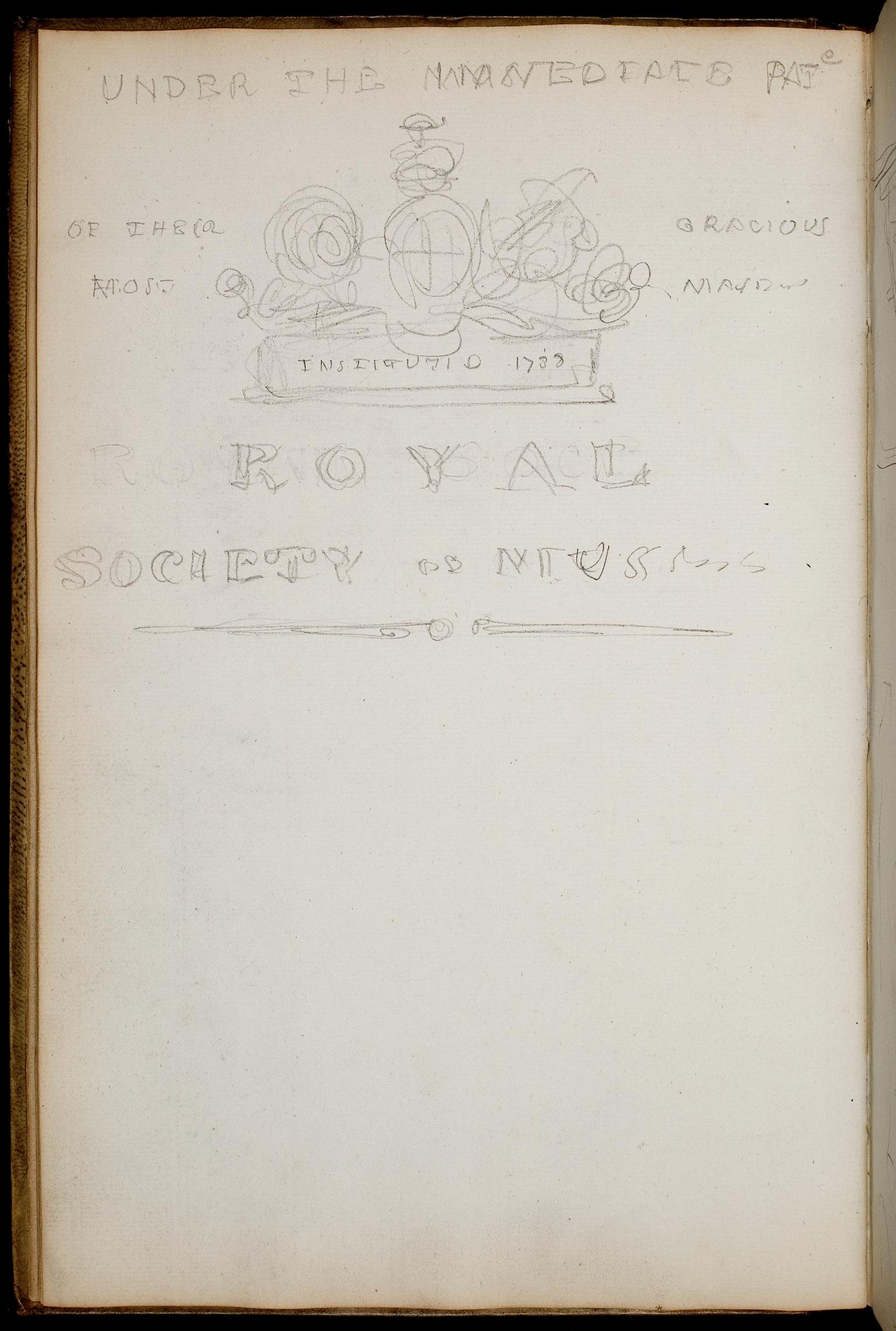 Sketchbook: Sketches by J.Parry Jun'r, 1830