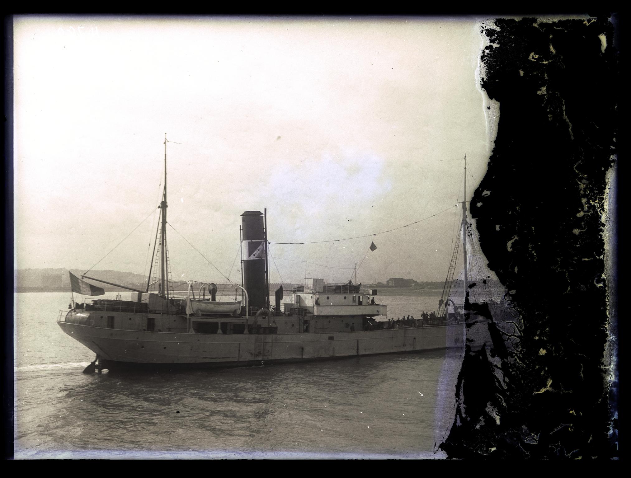 ALFRED (trawler), glass negative