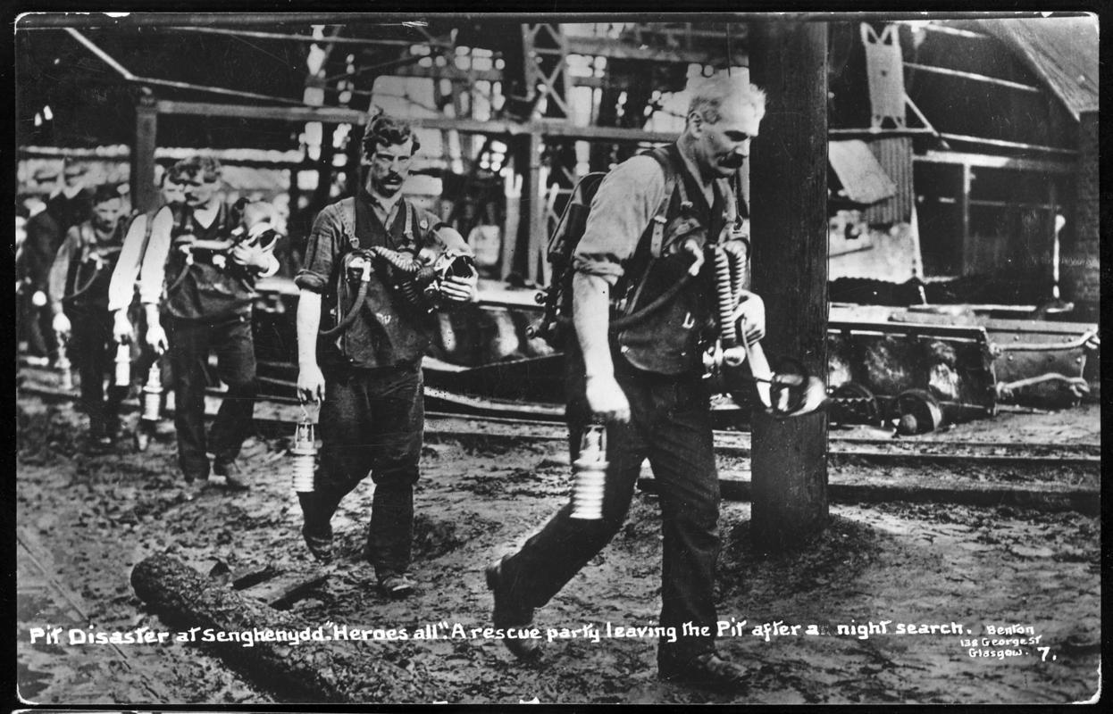 Pit Disaster at Senghenydd (postcard)