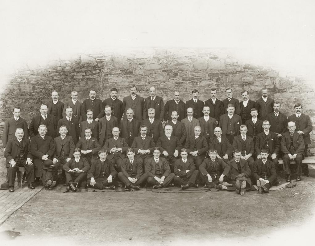 Staff at Pentre Colliery