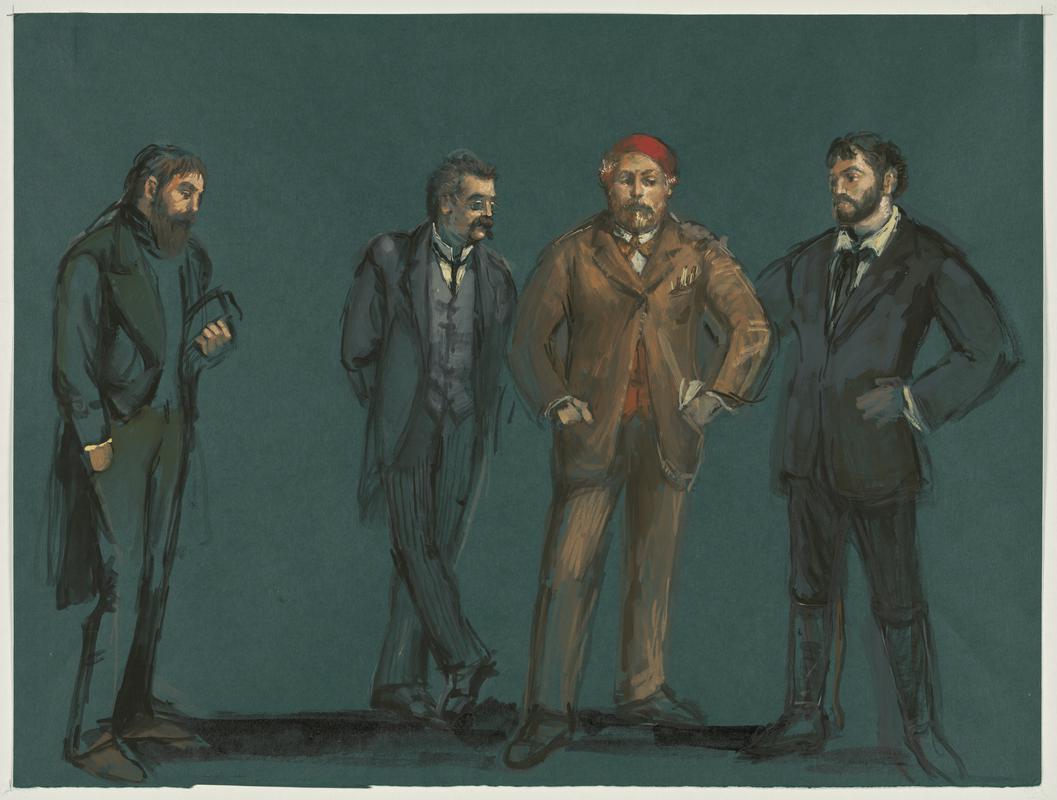 Four Principal Men, &#039;La Boheme&#039;