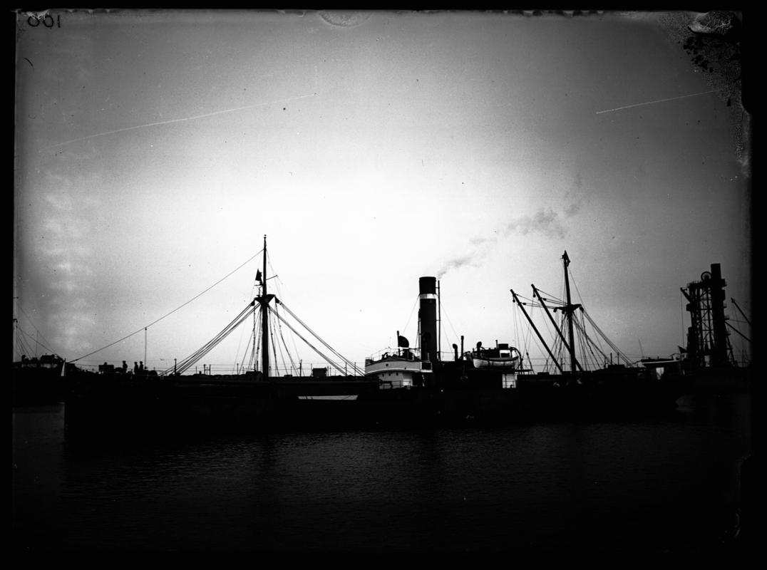 Port broadside view of S.S. MOSTYN, c.1936.