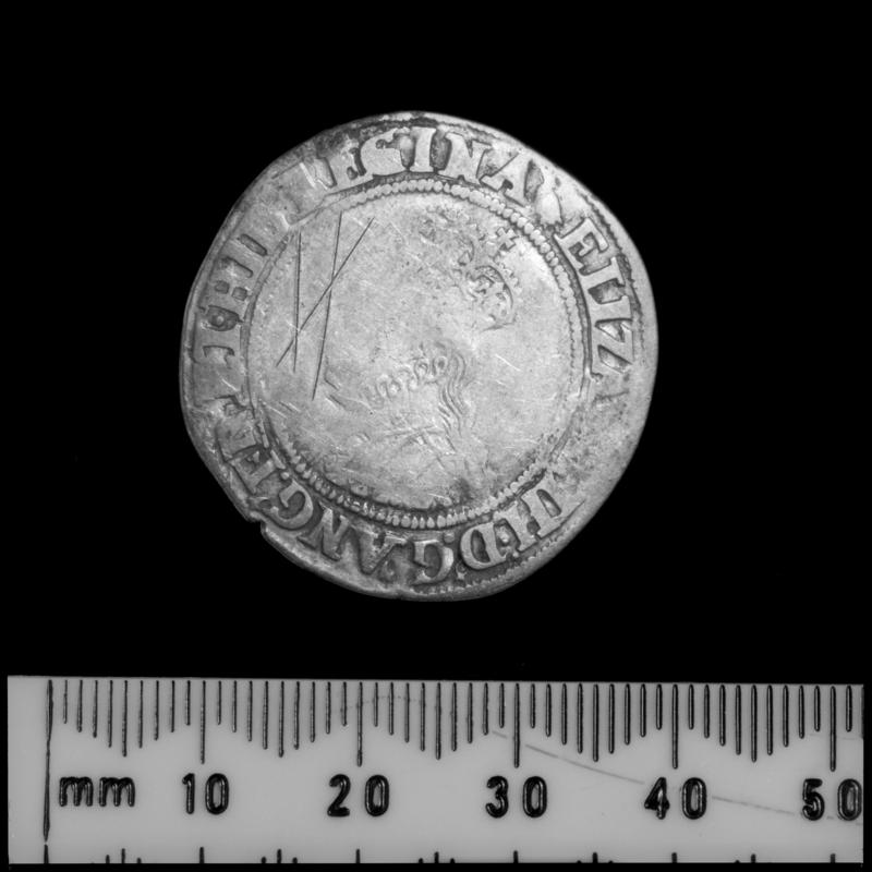 Tregwynt Hoard - Elizabeth I silver shilling