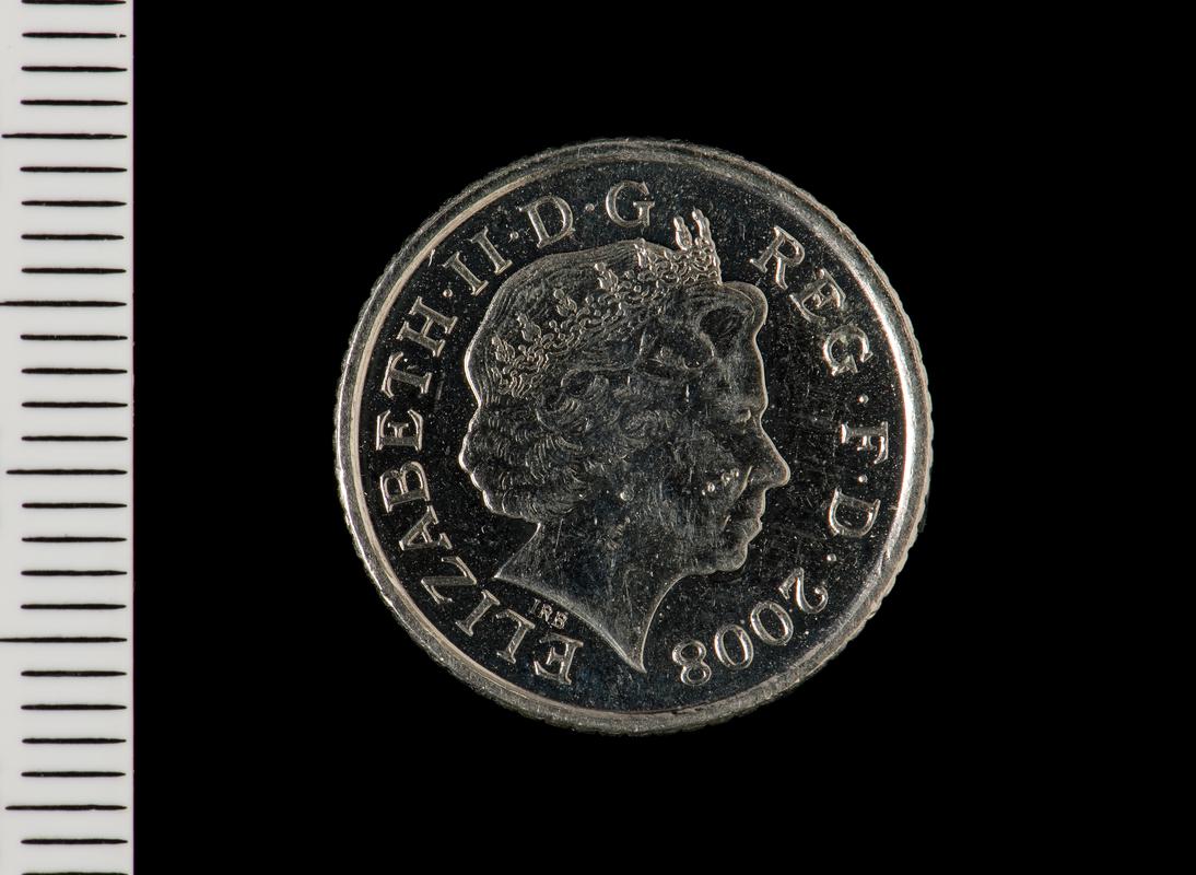 UK 5p coin 2008