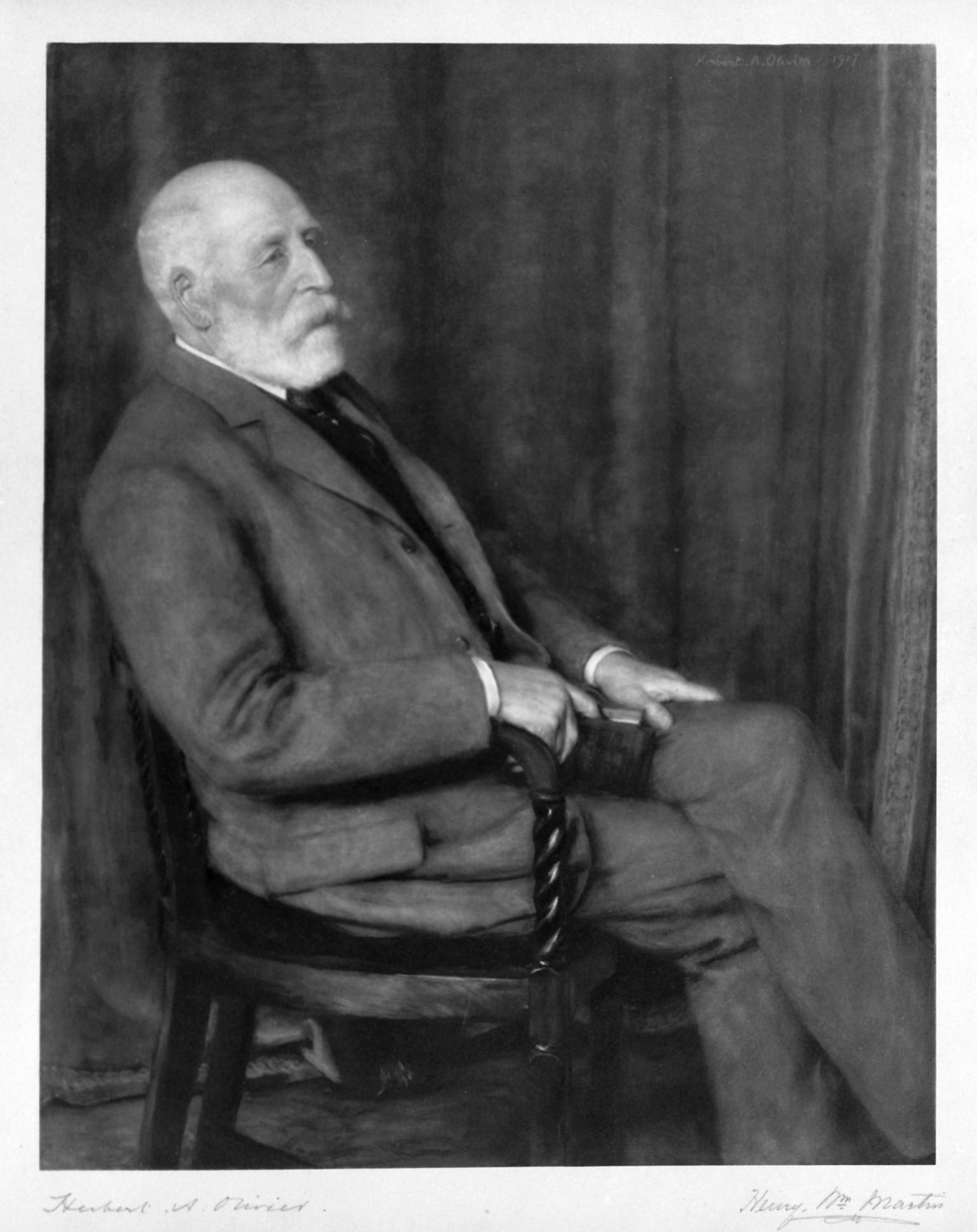 Portrait of Mr Henry W. Martin J.P. (print)