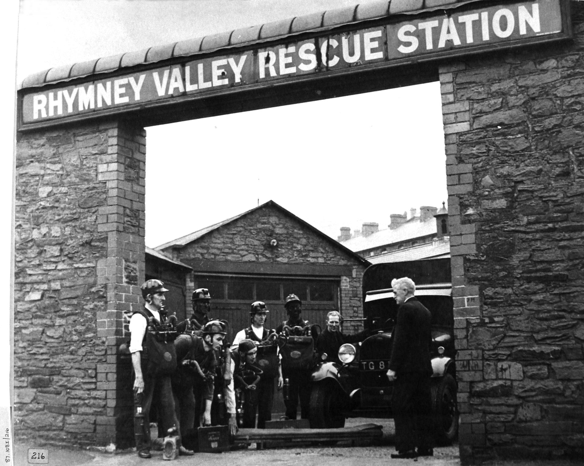 Rhymney Valley Rescue Station, photograph