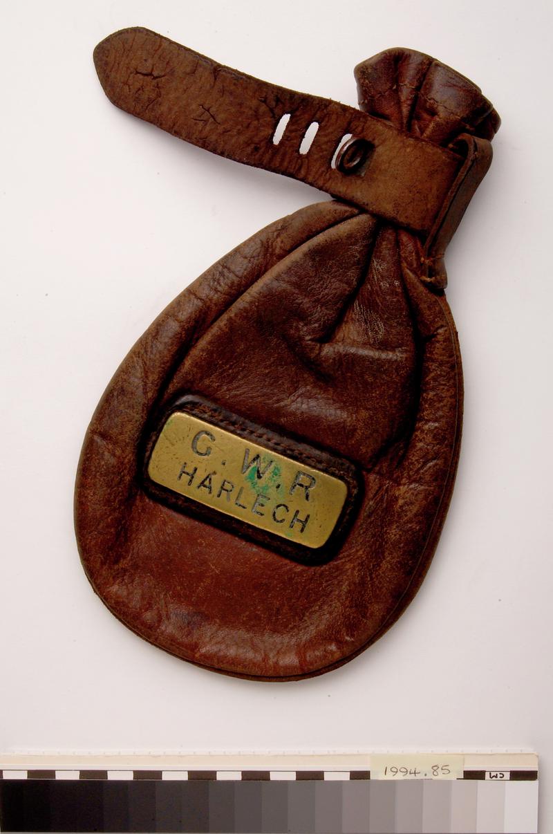 G.W.R. Harlech, money bag (front)