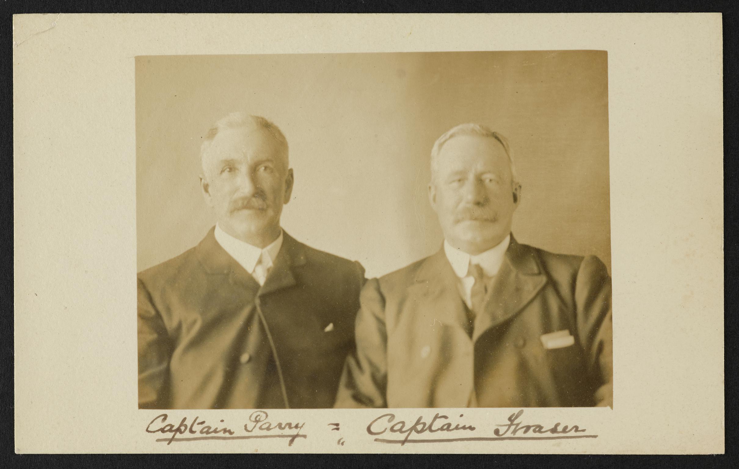 Captains Parry & Fraser, photograph