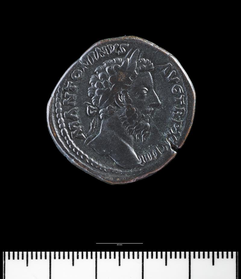 Roman sestertius of Marcus Aurelius