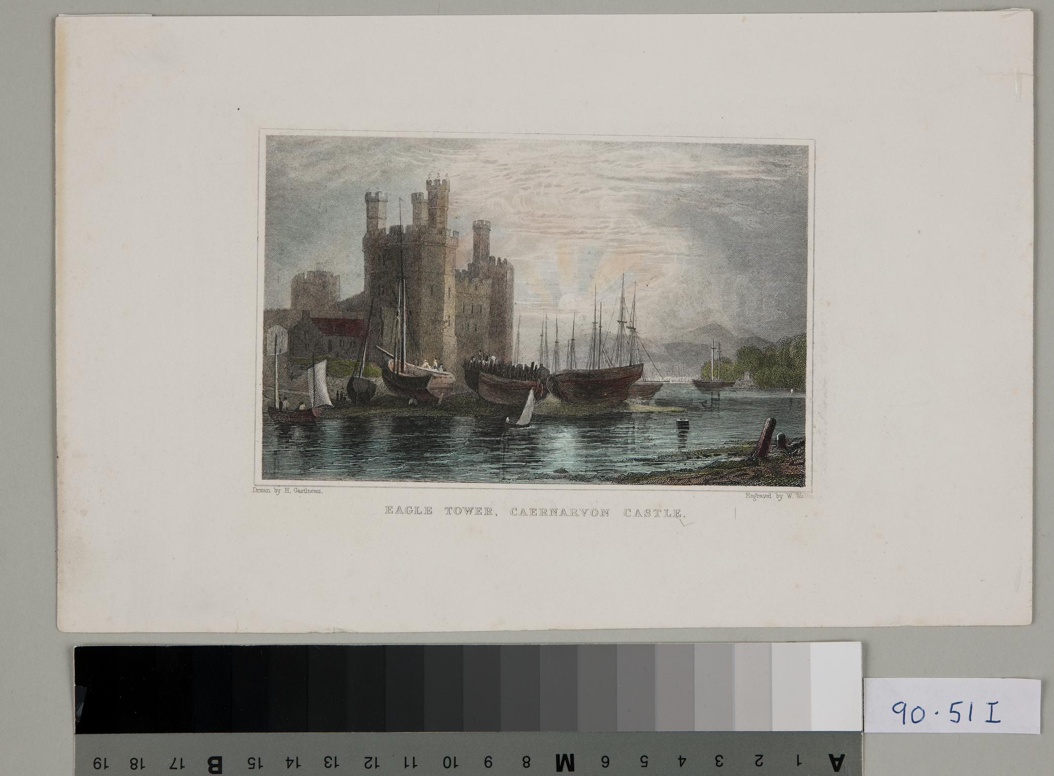 Eagle Tower, Caernarvon Castle (print)