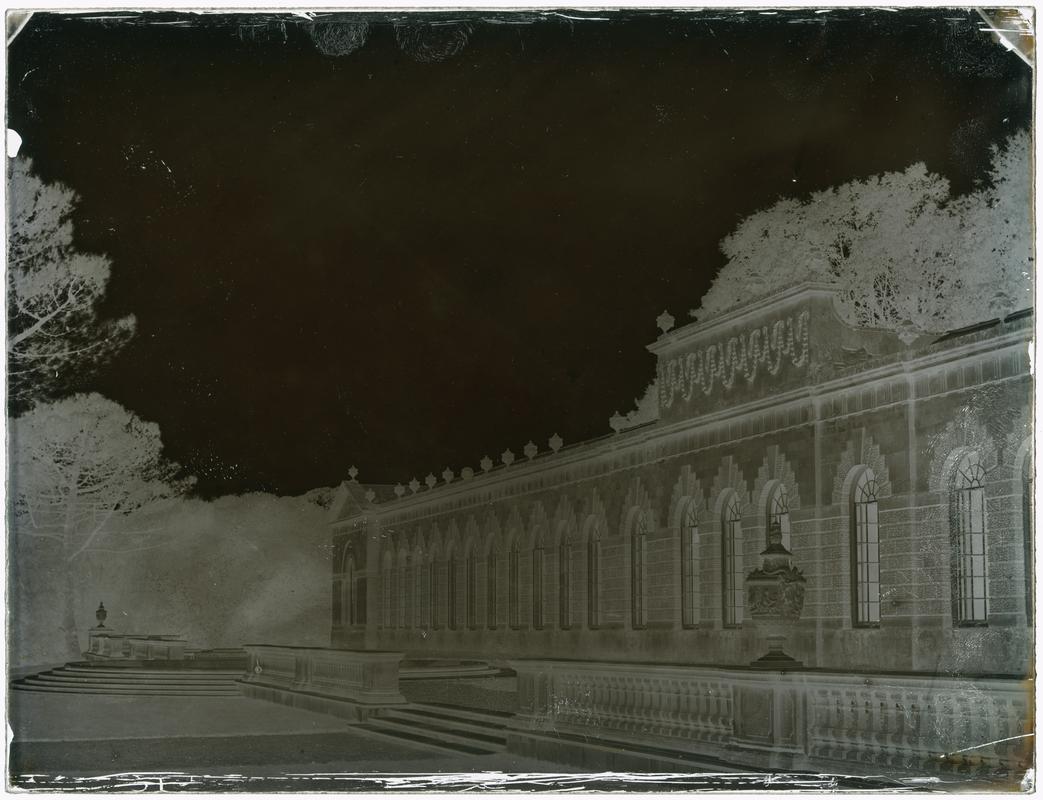 The Orangery, Margam, glass negative