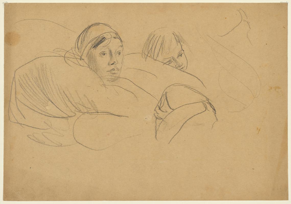 Heads of a Woman and a Child