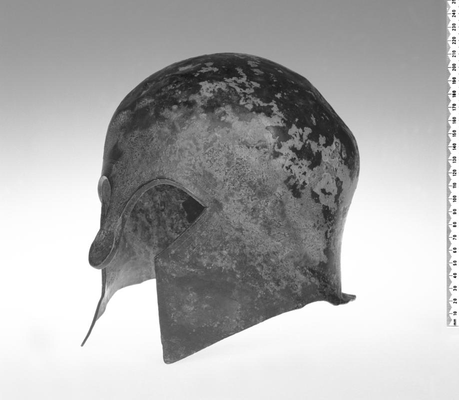 Greek copper alloy helmet