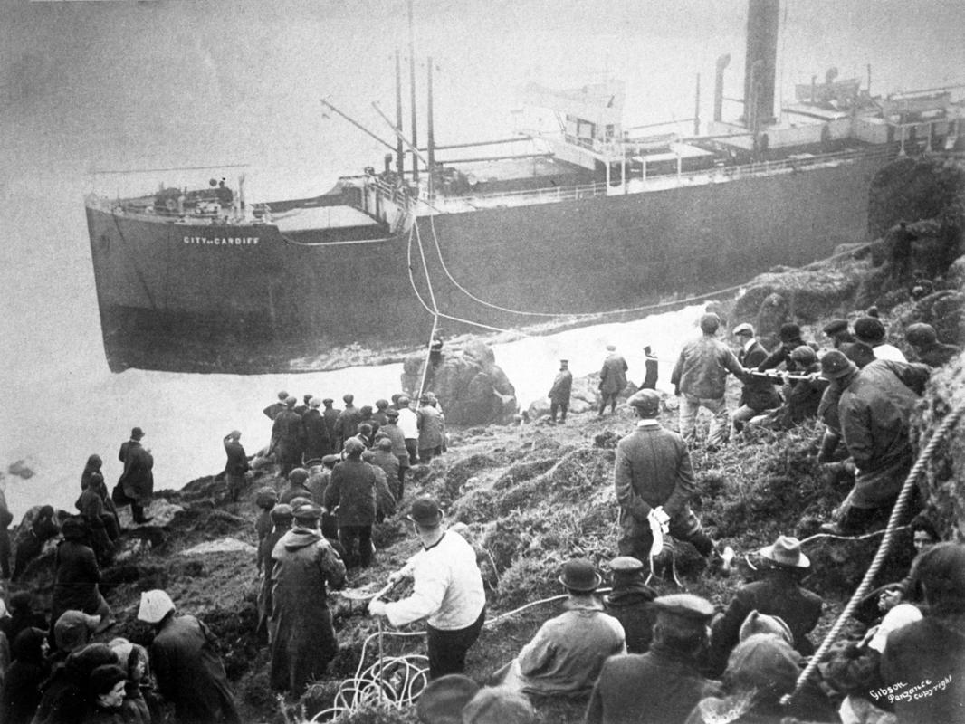 Rescued seamen from ss CITY OF CARDIFF