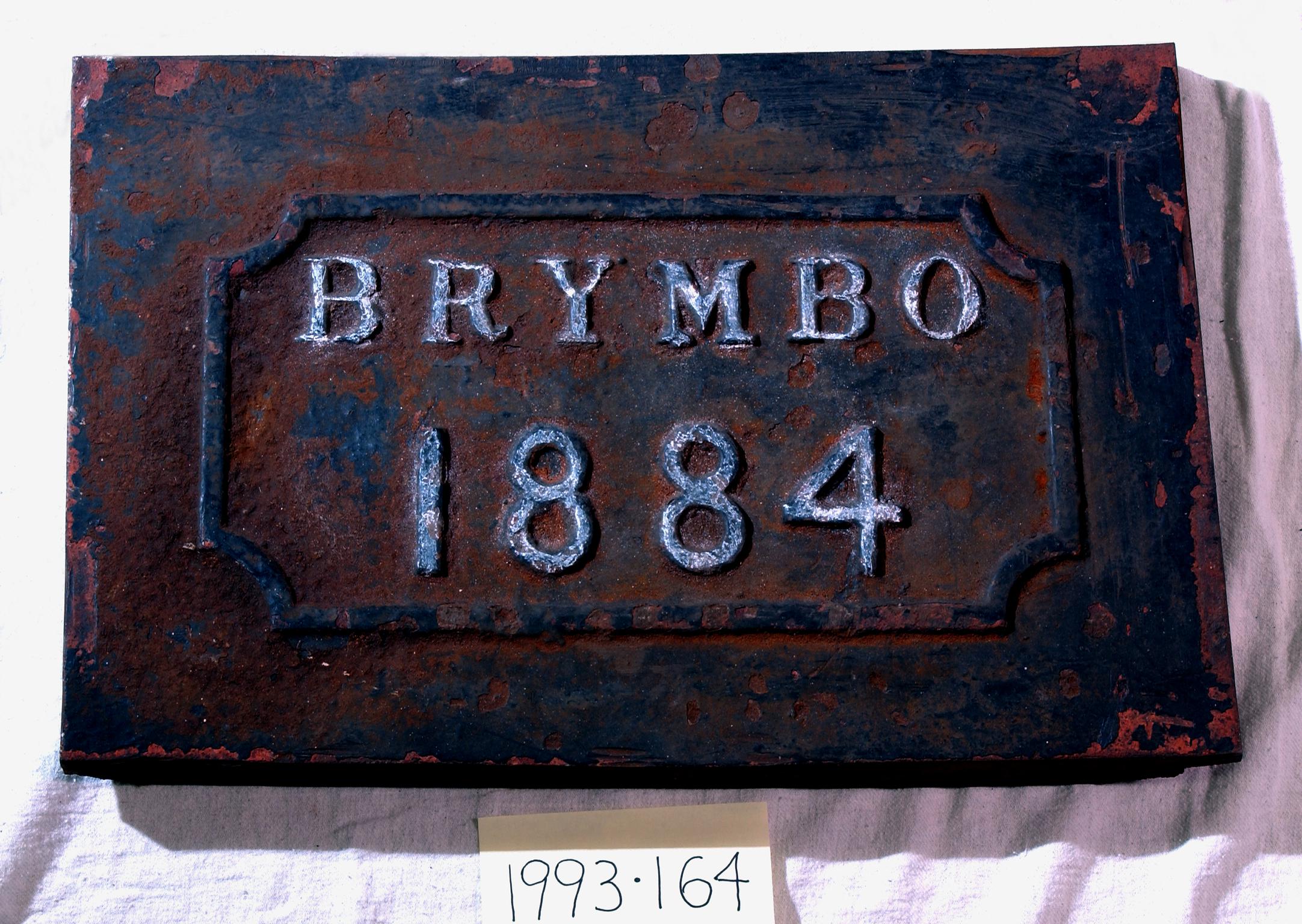 Brymbo 1884, plaque