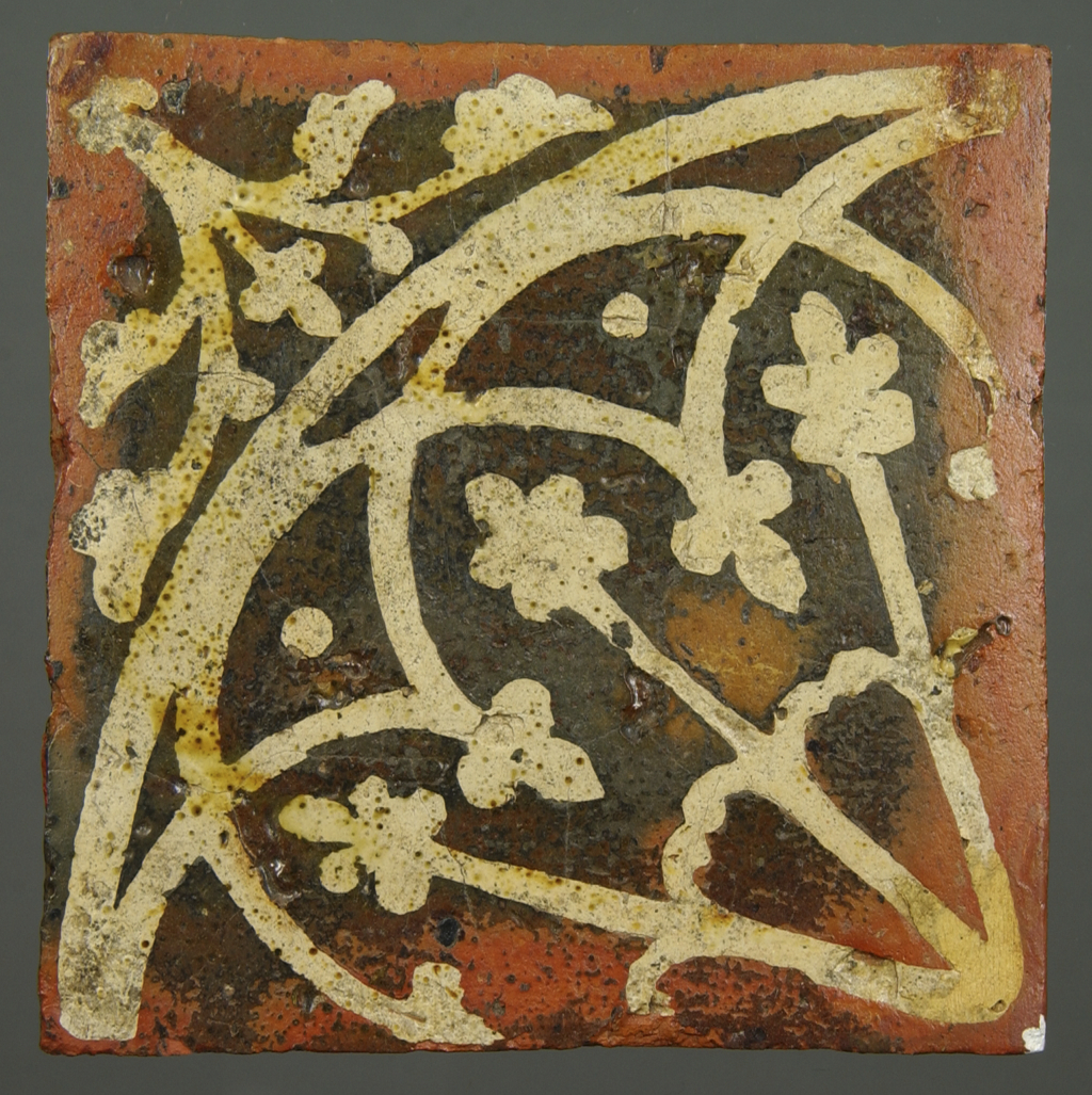 Medieval ceramic floor tiles