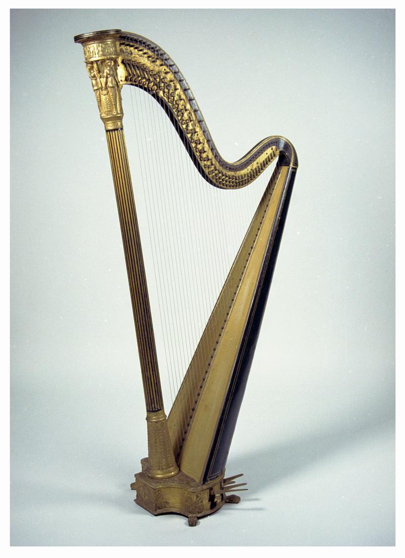 Early eighteenth century single harp from Llanilar, Ceredigion