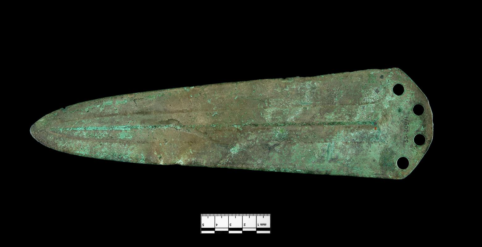 Early Bronze Age copper halberd