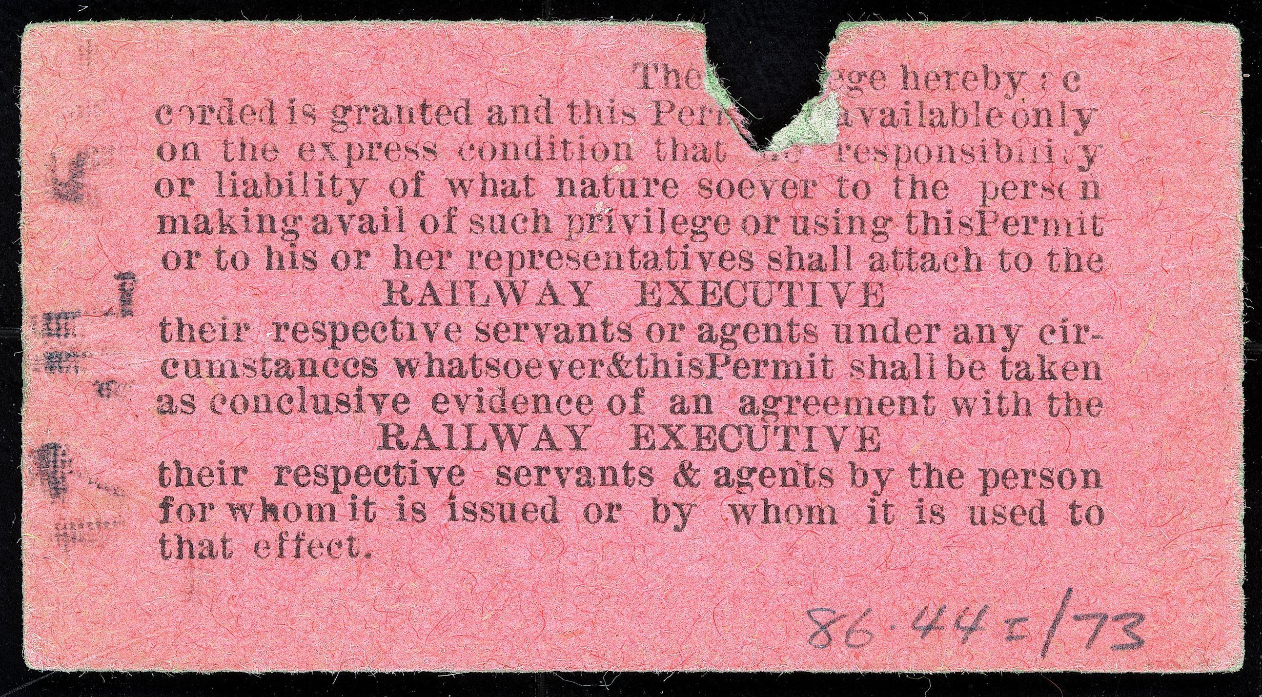 L.M.R. ticket